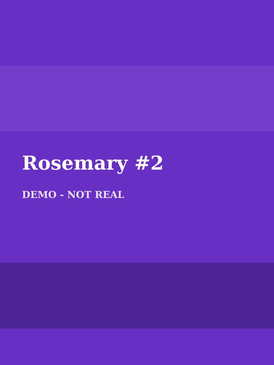 Rosemary, photo 2